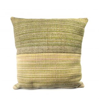 Natural dyed handwoven pillow